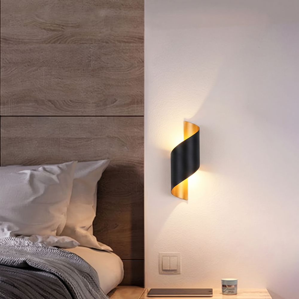 Spiral lamp bedroom